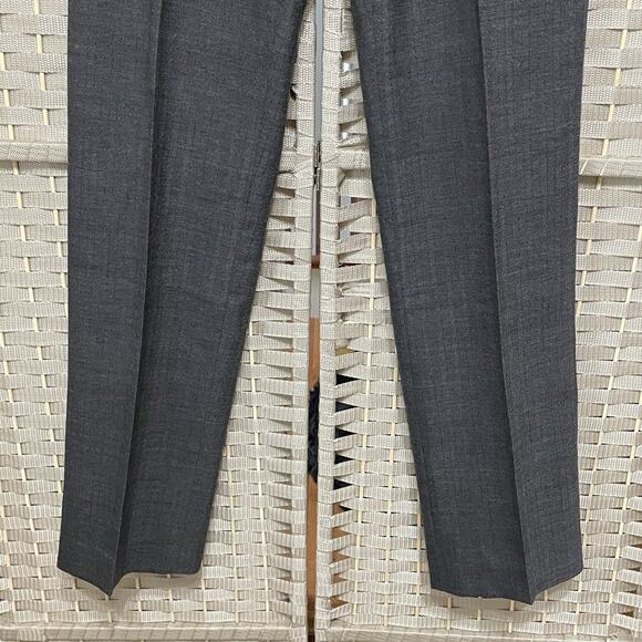 Gap SLIM FIT WOOL BLEND TROUSER PANTS Men’s Size 30x32 Gray Herringbone NEW - Picture 4 of 12